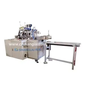 Automatic Outer Ear-Loop Welding Machine for Pleated Masks