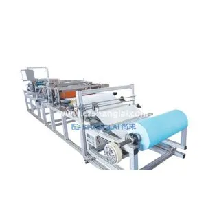 Disposable bib making machine