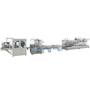 Automatic 12-Lane 40-120 Sheet Wet Wipes Production Line