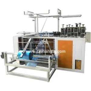 Automatic Disposable PE/CPE Boot Cover Making Machine