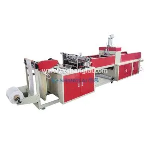 SL500-2 Dual-Lane T-Shirt Bag Making & Punching Machine
