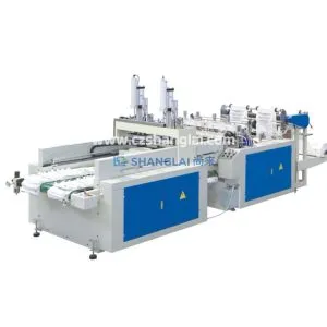Automatic Dual-Lane Plastic Flat Bag Making Machine