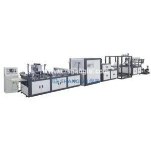 Automatic Ultrasonic Nonwoven Flat & T-Shirt Bag Making Machine